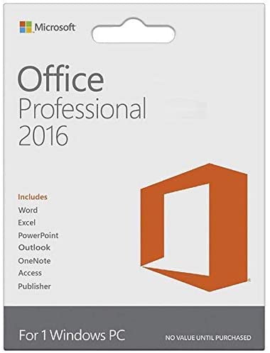 Office Professional Plus 2016 1 PC (Transferrable Version)