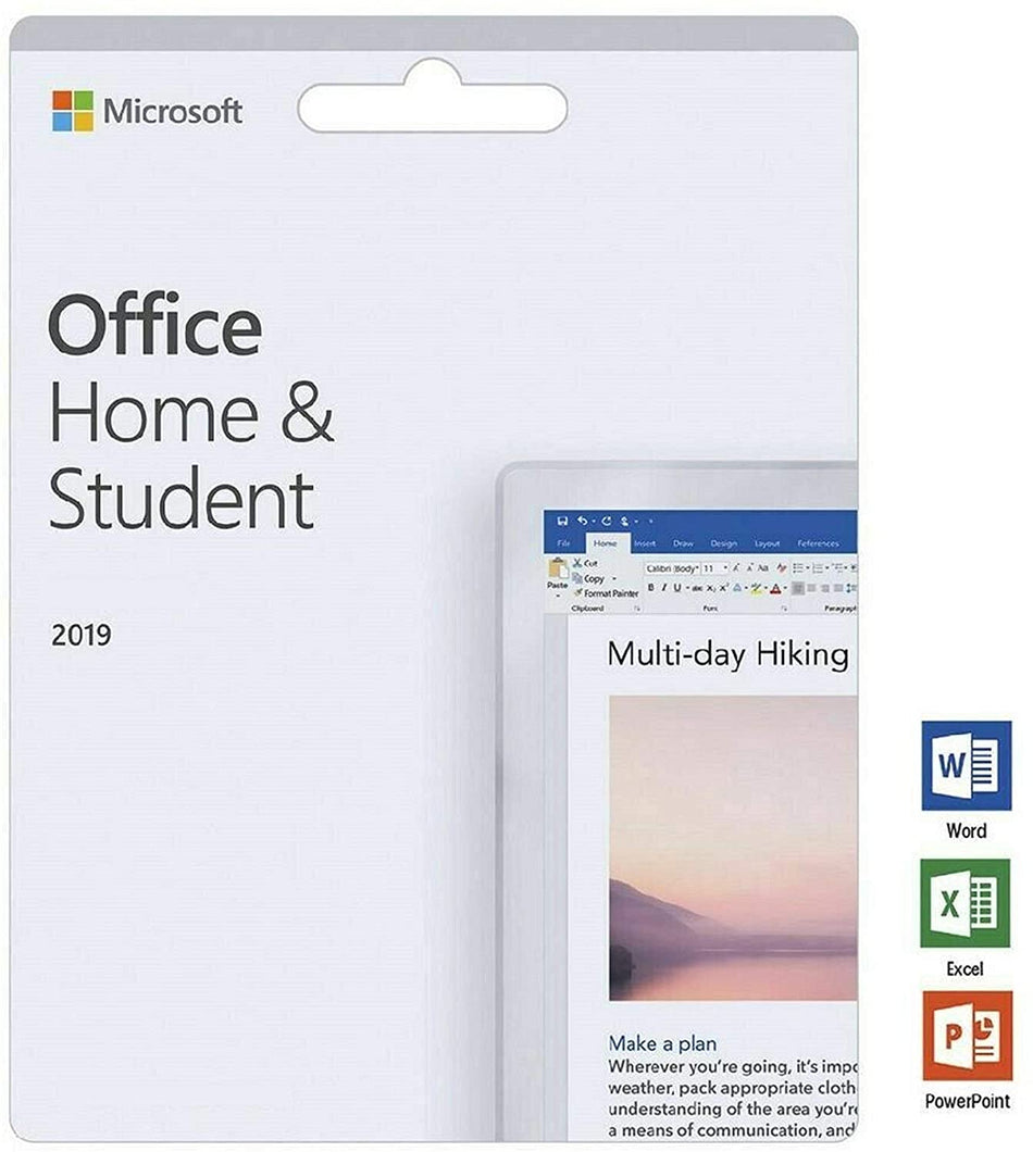 Microsoft Office Home and Student 2019  1 PC